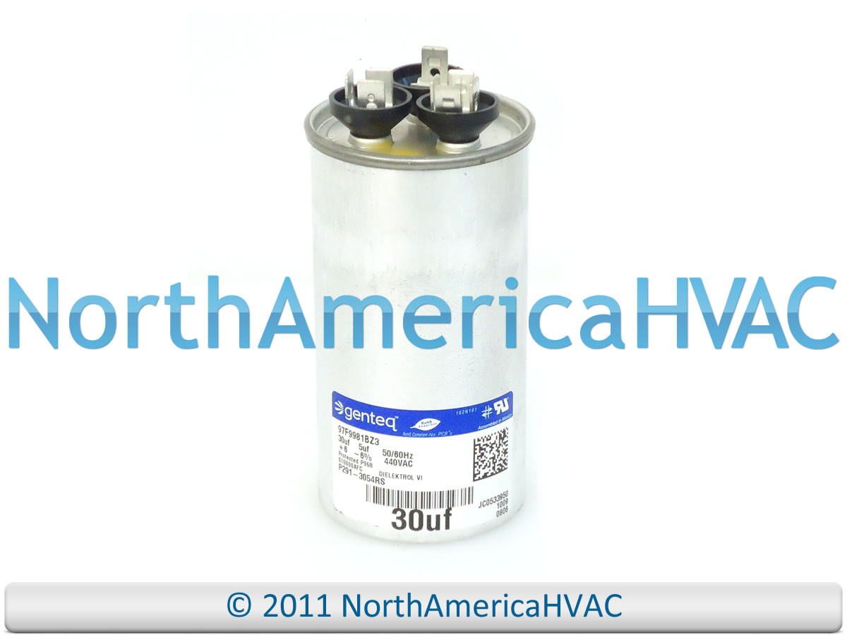 Capcom Capacitor 30/5 uf 440 Volt fits Intertherm Nordyne Miller